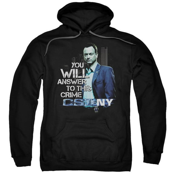 Csi Ny - You Will Answer - Pull-Over Hoodie - XXXXX-Large
