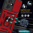 thumbnail image 6 of SOATUTO Compatible With Oneplus Nord N30 5G Case with Camera Cover Protector & Metal Stand,Heavy Duty Shockproof Magnetic Hinge Protective Cover Nord N30 5G Phone Case for Oneplus Nord N30 5G - Red, 6 of 6