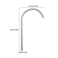 thumbnail image 2 of Spout de la cocina Spout de acero inoxidable Tubo de agua Fregadero de reemplazo de grifo, 2 of 8