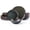 Reactive Moss Green-18 Pieces- Service for 6, variant on Matte Black 12 Pieces- Service for 4 Stoneware Dinnerware Set