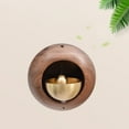 thumbnail image 6 of Magnetic Shopkeepers Bell for Door Opening Wood Doorbell Wind Chime Hanging, 6 of 14