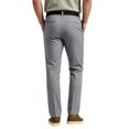 thumbnail image 4 of Rexolia Men's Stretch Straight Fit Twill Pants Flat Front Belt Loops Casual Work Golf Dark Gray L, 4 of 5