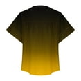 thumbnail image 5 of HomeGardon Womens T Shirts Tops for Women Fashion Women's Short Sleeved Solid Color Spring/summer Button Up Shirt Top,S-XXL, 5 of 5