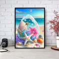 thumbnail image 3 of Diamond Painting Kits for Adults Fantasy Shell Seaside Large Full,DIY 5D Diamond Art 12 * 16inch, 3 of 5