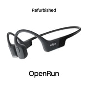 Restored Shokz OpenRun Bone Conduction Waterproof Bluetooth Sports Headphones, Black