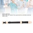 thumbnail image 4 of 8 Hole Soprano Recorder Instrument German Style C Key Flute ABS Detachable Design Exquisite Craftsmanship Comfortable Playability Convenient Storage Black with Protective Case for, 4 of 7