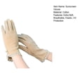 thumbnail image 7 of Mdesiwst 1 Pair Sun Protection Gloves Extra Soft Breathable Non slip Design Sweat absorption Elastic UV Protection Cotton Summer Women Sunblock Gloves for Women, 7 of 7