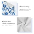 thumbnail image 4 of Three-Piece Towel Set Face Towel Towel Set Hand Towel Bath Towel Cotton Bath Towels Bath Towel Sets Hand Bath Towels Blue Tulip2, 4 of 8