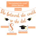 thumbnail image 2 of Banner decorativo de graduación She Believed She Could, 2 of 7