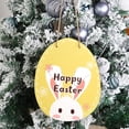 thumbnail image 3 of Inteprter Feliz Pascua Cordón de Chips colgantes Decoración de dibujos animados Puerta Autoensamblaje Etiqueta colgante Signo Placa Kits de decoración para fiestas Carta de Pascua feliz, 3 of 6