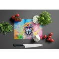 thumbnail image 4 of Poodle Hippie Dawg Glass Cutting Board Large 12 in x 15 in, 4 of 5