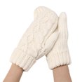 thumbnail image 2 of Dyfzdhu Winter Gloves For Women Warm Glove Windproof Elastic Texting Black Gloves Women White, 2 of 4