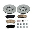 thumbnail image 3 of Power Stop Front Stock Replacement Brake Pad and Rotor Kit KOE4720, 3 of 8