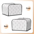 thumbnail image 3 of Haiem Heart Rabbit Print Toaster Covers 4 Slice Wide Slot,Bread Dust Cover & Fingerprint Protection,Bread Machine Cover,Appliance Covers, 3 of 7
