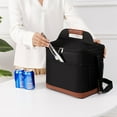 thumbnail image 4 of Lunch Tote Bag Insulated Leakproof Lunch Cooler With Adjustable Shoulder Strap For Office Work Picnic Beach And School, 4 of 11