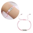 thumbnail image 2 of Breast Cancers Bracelet Pink Ribbon Charm Bracelets Braided Rope Awareness Jewelry for Cancers Center Party Decoration, 2 of 4