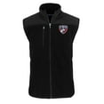 thumbnail image 2 of Men's Cutter & Buck Black FC Dallas Big & Tall Cascade Eco Sherpa Fleece Full-Zip Vest, 2 of 3