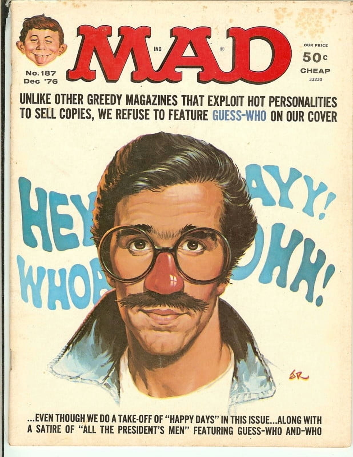 MAD Magazine Vintage Collectible 187 DEC 1976
