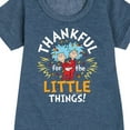thumbnail image 3 of Dr. Seuss - Thanksgiving Is A Family Thing - Toddler And Youth Girls Fleece Dress, 3 of 6