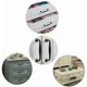 thumbnail image 5 of 20 black door handles, kitchen cabinets, drawers, bedroom pull handles center distance 96mm (20 tube model -96 hole distance) white, 5 of 5