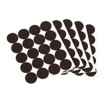 Uxcell 1" Self Adhesive Felt Furniture Pads, 100Pcs Round Felt Pads Hardwood Floor Protectors, Brown