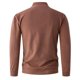 thumbnail image 4 of pstuiky camisa de manga larga para hombre, Suéter de punto cálido de color sólido de moda informal para hombre, manga larga, top redondo Tops de hombre s, 4 of 6