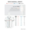 thumbnail image 4 of Hat and Beyond Men's Baseball Jersey Button Down Athletic Uniform, 4 of 4