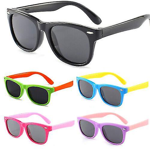 Style 10 Gafas de sol polarizadas de silicona para niños, gafas para niños y niñas, sombras Uv400 para bebés y niños