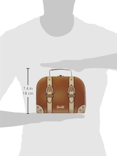 steiff charly bear in suitcase