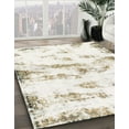 thumbnail image 3 of Ahgly Company Machine Washable Indoor Rectangle Abstract Tan Brown Area Rugs, 7' x 10', 3 of 7