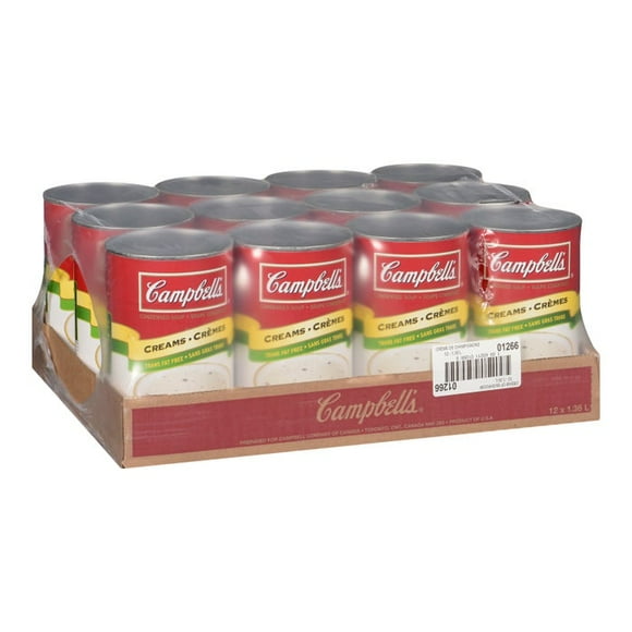 Campbell's Condensed Cream of Mushroom Soup 1.36 L/48oz (12 pack)