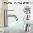 thumbnail image 2 of PROOX Single Hole Faucet Single-handle Bathroom Faucet, 2 of 6