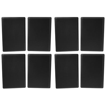 (8) Rockville RockSlim 70B Black 5.25 70v Commercial Restaurant Wall Speakers