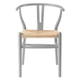 thumbnail image 4 of Modway Amish Dining Wood Side Chair in Light Gray, 4 of 7