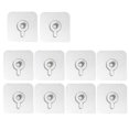 thumbnail image 3 of Naiovety Nuevos ganchos para cuadros de pared, pegatinas de tornillos que no dejan marcas, llave para marco de fotos colgante Almacenamiento y organización del hogar 10 piezas, 3 of 6