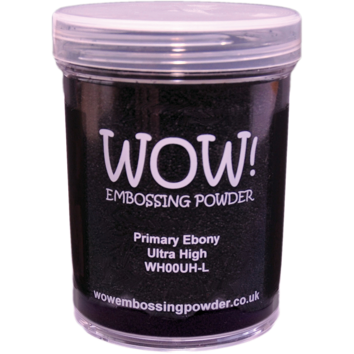 WOW! Embossing Powder 160mlPrimary Ebony Ultra High