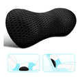 thumbnail image 2 of "Almohada Lumbar Cojin Silla Oficina Respaldo Lumbar Auto Malubero, Negra ", 2 of 5