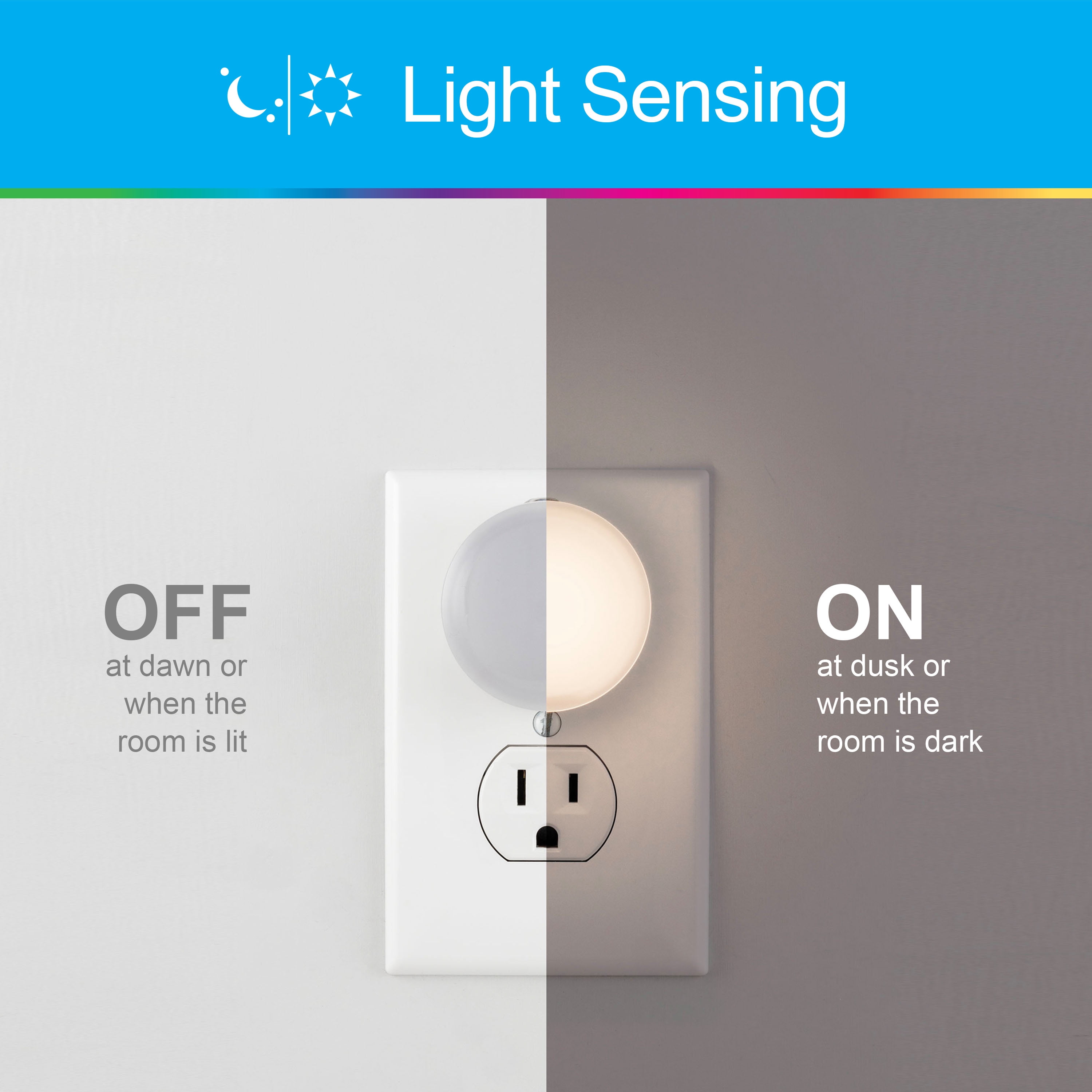GE Color-Changing Glo Dot LED Night Light - Walmart.com