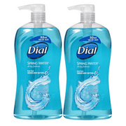 (2 pack) (2 Pack) Dial Body Wash with Moisturizers, Spring Water, 32 Ounce