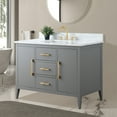 thumbnail image 2 of Vanity Art 48" Single Sink Bathroom Vanity Cabinet with Engineered Marble Countertop, 2 of 9