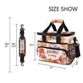 thumbnail image 3 of FORMRS Insulated Cooler Bag 24 Cans Capacity Soft Leakproof Lunch Box with Side Pockets, Leaves Pattern, 3 of 7