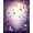 Purple, Pattern 2, variant on ODIKA 4'x6' Machine Washable Non-Slip Area Rug, Enchanted Garden Floor Decorative Bathroom High Traffic Rug, Purple, 60257