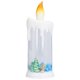 thumbnail image 4 of Velas navideñas sin llama LED Sincero Simulación de llama Santa Claus decoración Luz de noche, 4 of 10