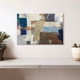 thumbnail image 2 of Elephant Stock Abstract Domain Wall Art - Horizontal Canvas Wall Art - Living Room Wall Decor - Abstract Canvas - Beige And Blue Decor - 12" x 8", 2 of 8