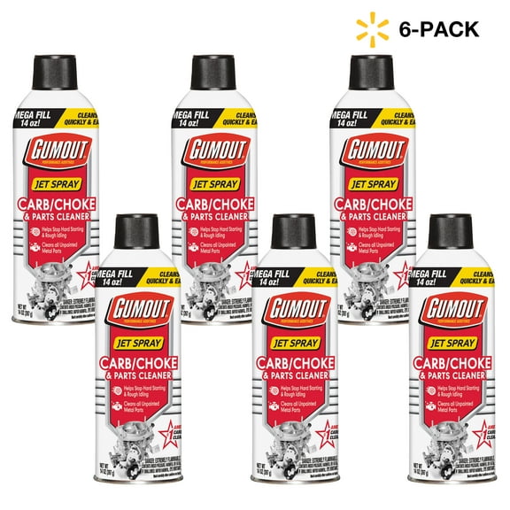 Gumout Carb and Choke Cleaner 14 oz, 6 Pack - 800002231W