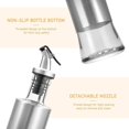 thumbnail image 4 of Stainless Steel Olive Oil Dispenser - Pour Spout, Soy Sauce Container (500ml), 4 of 4