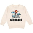thumbnail image 2 of Inktastic Colorado Mountains and Clouds Toddler Sweatshirt, 2 of 4