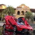 thumbnail image 1 of 1:32 Ferrari Laferrari Alloy Sports Car Model Diecasts Metal Toy Vehicles Car Model High Simulation Sound and Light Kids Gifts red no box, 1 of 6