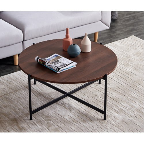 Modern Nesting Coffee Table Wooden, Small Round Coffee Table Light Wood
