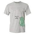 thumbnail image 2 of Colevkie Cute Dinosaur Couple Tshirt for Husband Wife Him and Her,His and Her T-shirt Valentine day Anniversary,Crew Neck,1 Piece(Grey-Men,XL), 2 of 6